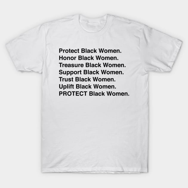 BLACK WOMEN T-Shirt by TheCosmicTradingPost